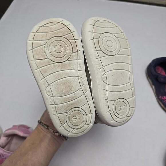 5 Pair Lot Girls Toddler Dress Shoes Booties Sz 6 Multi Colors Slip On Side Zip - Picture 6 of 9